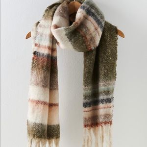 Free People Stripe Fringe Scarf (new with tags)